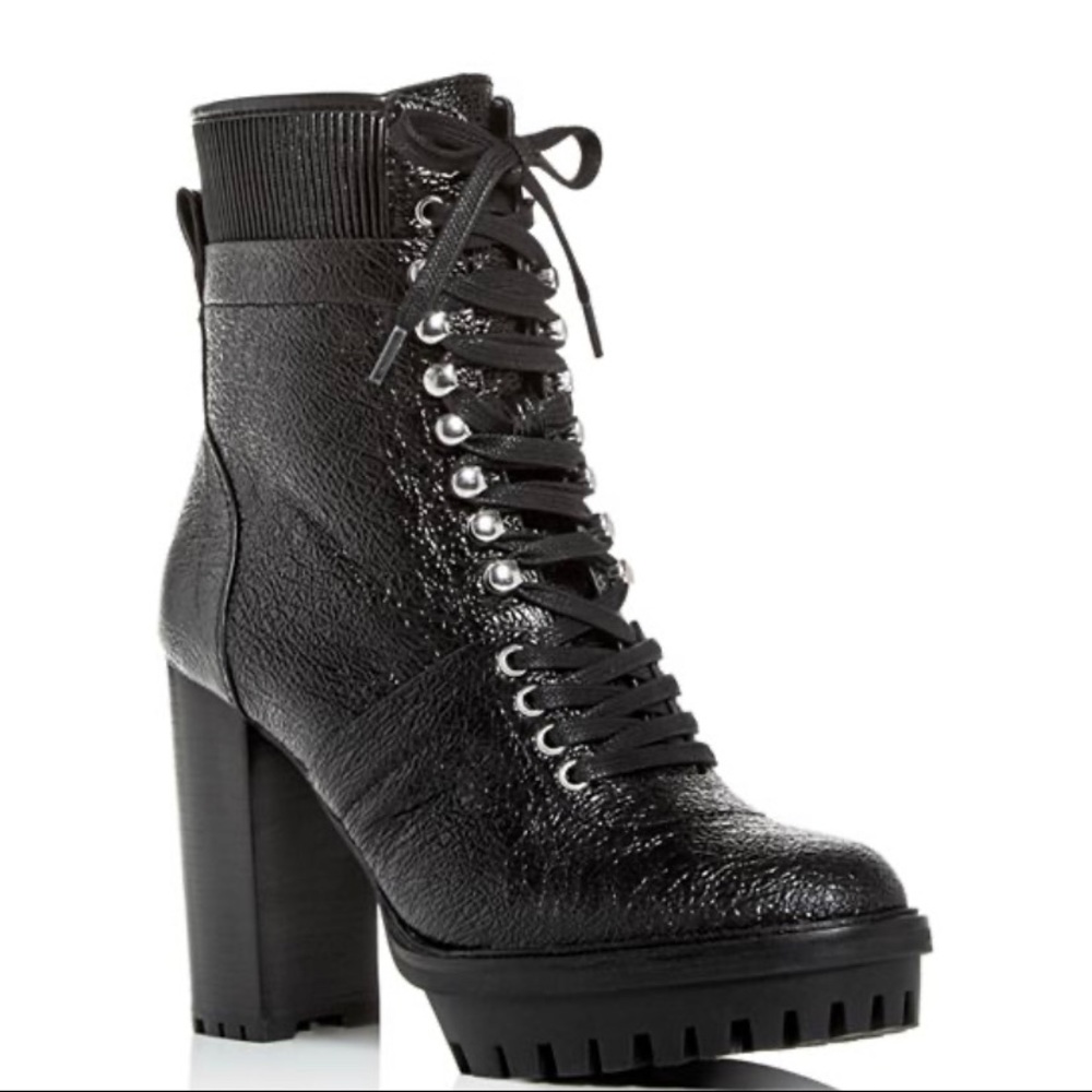 Vince camuto high heel platform booties
